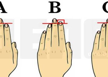 дължината на пръстите